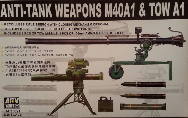 Afv Club - 106 mm + TOW / ANTITANK WEAPONS Afv Club - 106 mm + TOW / ANTITANK WEAPONS